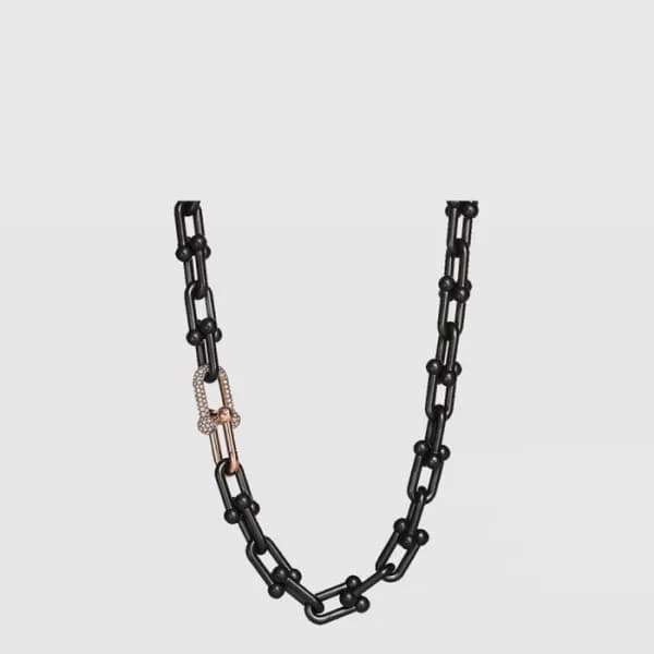 티파니 남/녀 일롱게이티드 링크 네크리스 - Tiffany Unisex Elongated … - 1