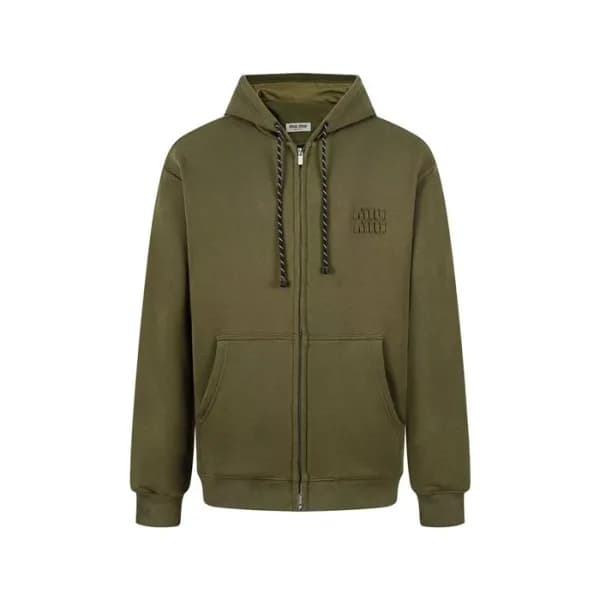 미우미우 남성 집업 후드티 - Miumiu Mens Zip-up Hoodie - mic14… - 1