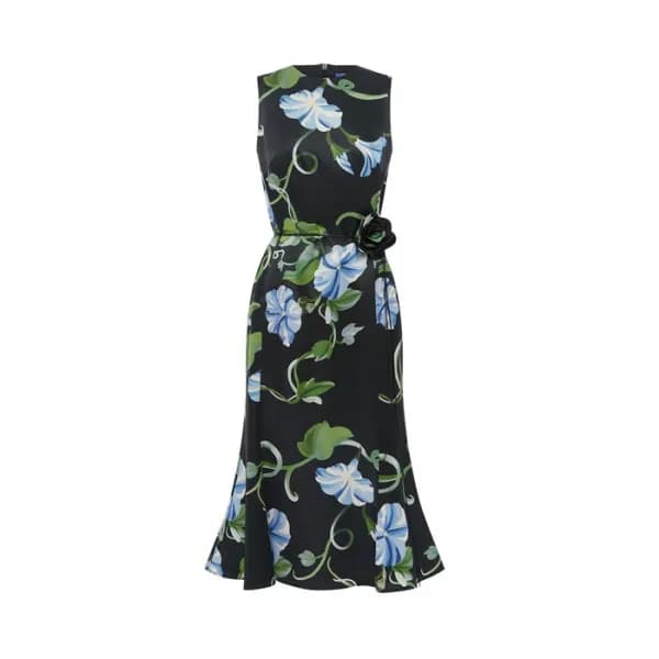 레오 린 여성 올리브 미디 드레스 - Leo Lin Womens Olive Midi Dre… - 1