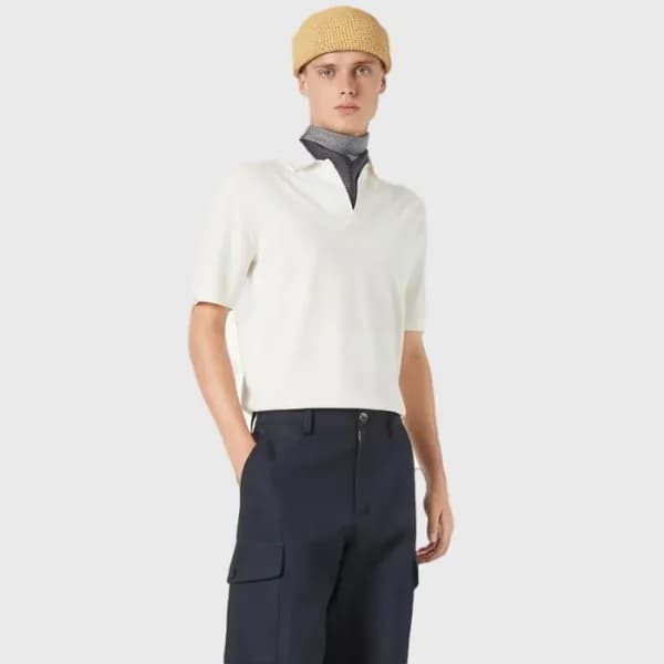 로로피아나 남성 폴로 반팔티 - Loro Piana Mens Polo Tshirt - lp… - 1