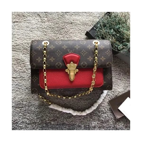Louis Vuitton Monogram Victoire Women Chain Shoude… - 1