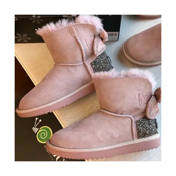 UGG 2018 LADIES SNAILCLASSIC RIBBON ANKLE BOOTS - … - 1