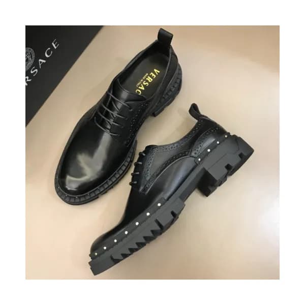 VERSECE 2018 MENS LEATHER OXFORD - 베르사체 남성 레더 옥스퍼… - 1