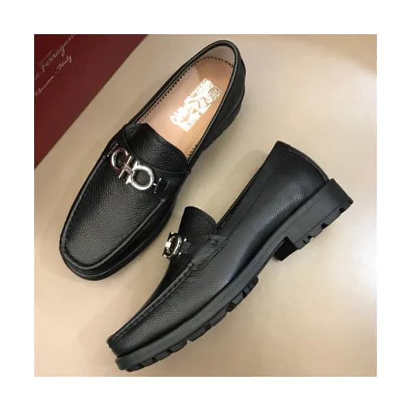 FERRAGAMO 2018 MENS U-TIP LEATHER LOAFER - 페레가모 남… - 1