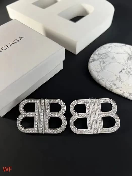 BALENCIAGA Gold/Silver Earring - 발렌시아가 여성용 18k도금… - 1