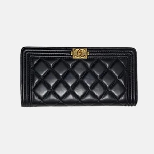 Chanel 2018 Leboy Lambskin Long wallet A80285- 샤넬 … - 1