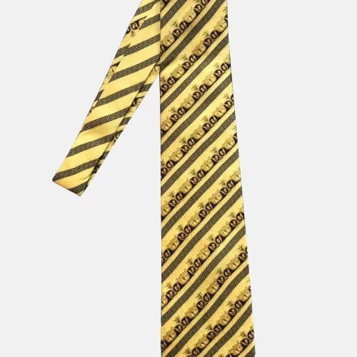 VERSACE MENS NECKTIE YELLOW - 베르사체 남성용 넥타이 옐…