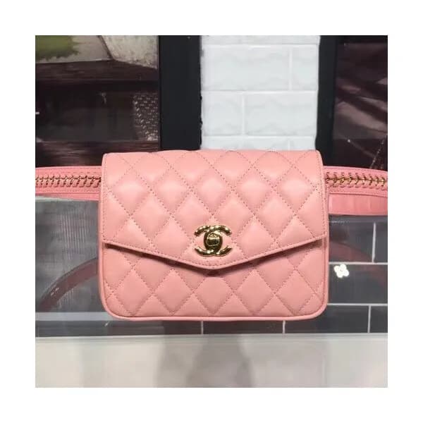 Chanel Women Leather Belt Bag ,18CM - 샤넬 여성용 레더 벨트… - 1