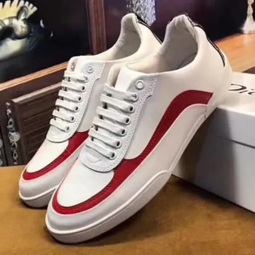 Dior 2018 Mens Low-Top Trainer White - 디올 로고 로우탑 트… - 1