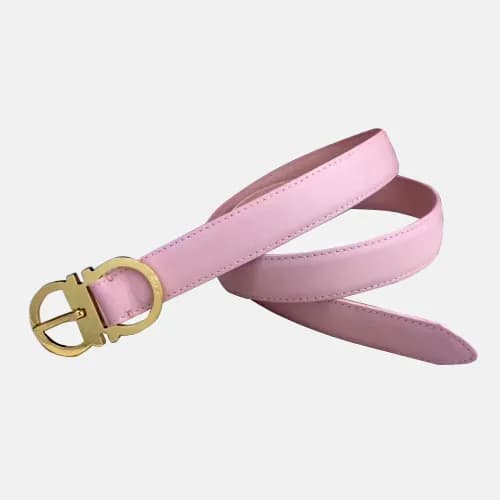 Salvatore Ferragamo 2019 Ladies Gancio Leather Bel… - 1