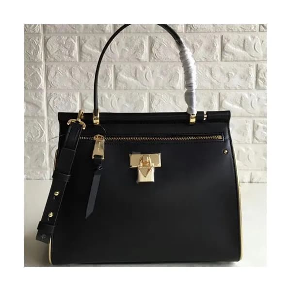 Michael Kors Leather Jasmine Mercer Lock Tote Shou… - 1