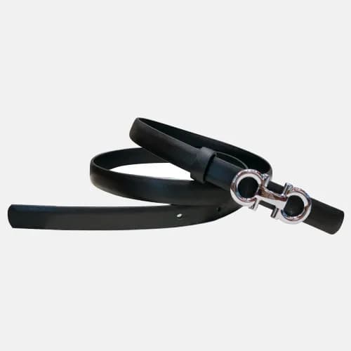 Salvatore Ferragamo 2019 Ladies Gancini Buckle Lea… - 1