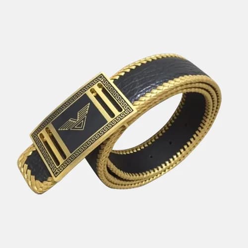 Armani 2019 Mens Signature Box Logo Buckle Handi C… - 1