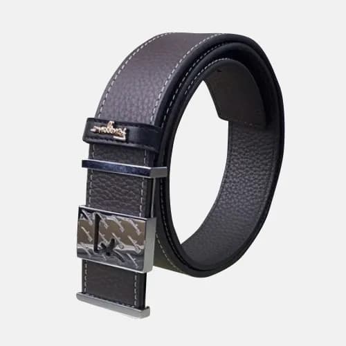 Salvatore Ferragamo 2019 Mens Box Logo Buckle Lea… - 1