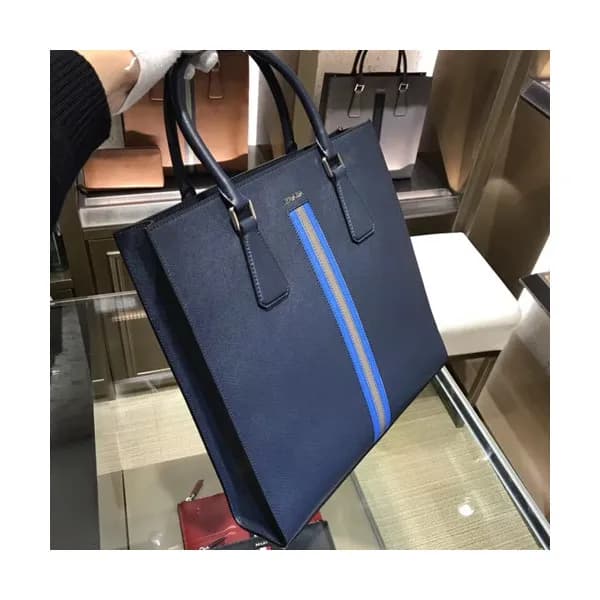 Prada Saffiano Mens Business Bag ,34CM - 프라다 사피아노 … - 1