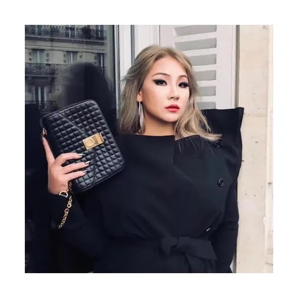 Celine C Leather Chain Shoulder Bag,22CM - 셀린느 C 레… - 1