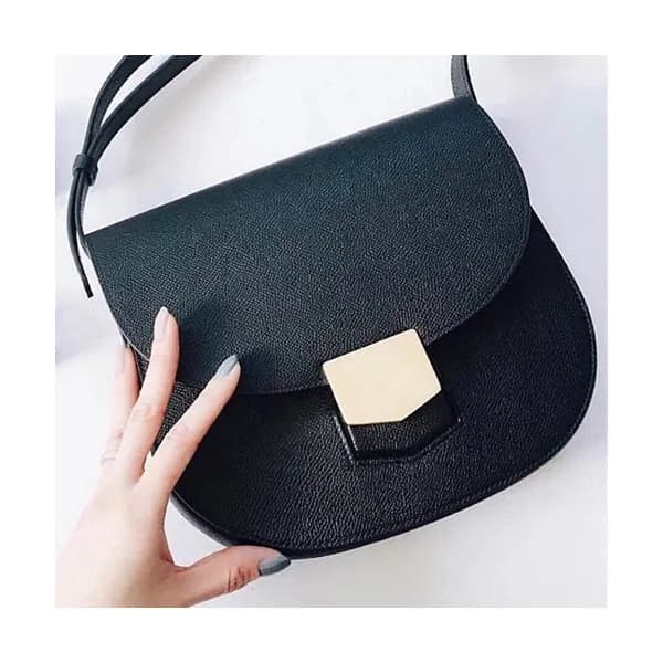 Celine Leather Trotteur Large Shoulder Bag,23CM - … - 1