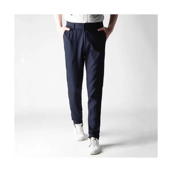 Gucci 2019 Mens Metal Logo Casual Cotton Suit Pant… - 1
