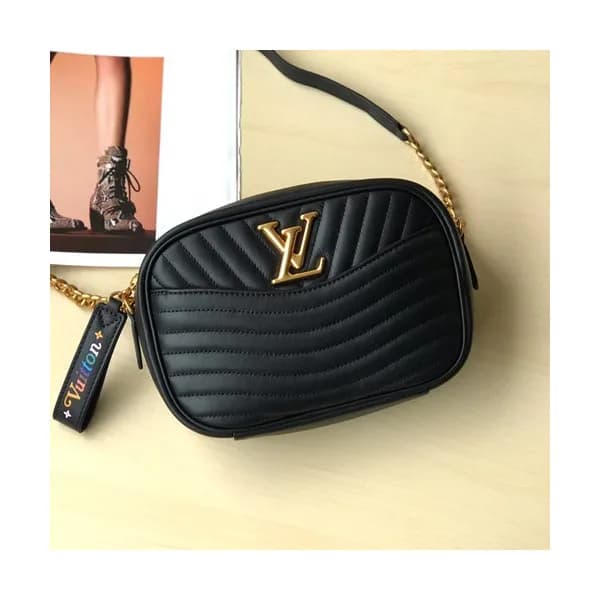 Louis Vuitton 2019 Leather New Wave Camera Shouder… - 1