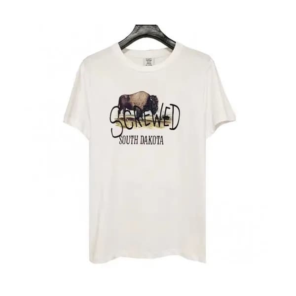 Vetements 2019 Mm/Wm South Dakoda Cotton Short Sle… - 1