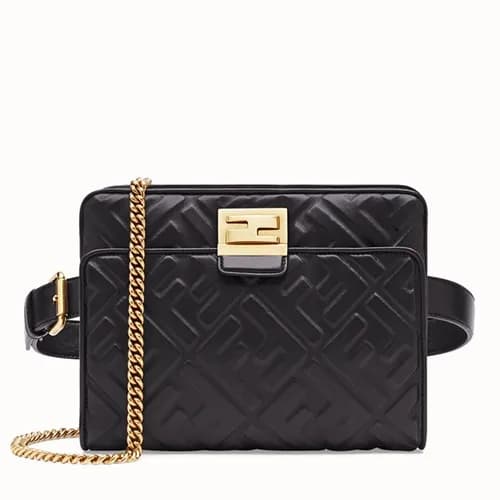 Fendi 2019 Leather Belt Bag Shoulder Bag, 25cm - 펜… - 1