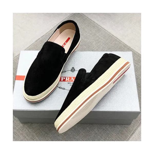 [매장판]Prada 2019 Mens Casual Suede Slip-on - 프라다 남성… - 1