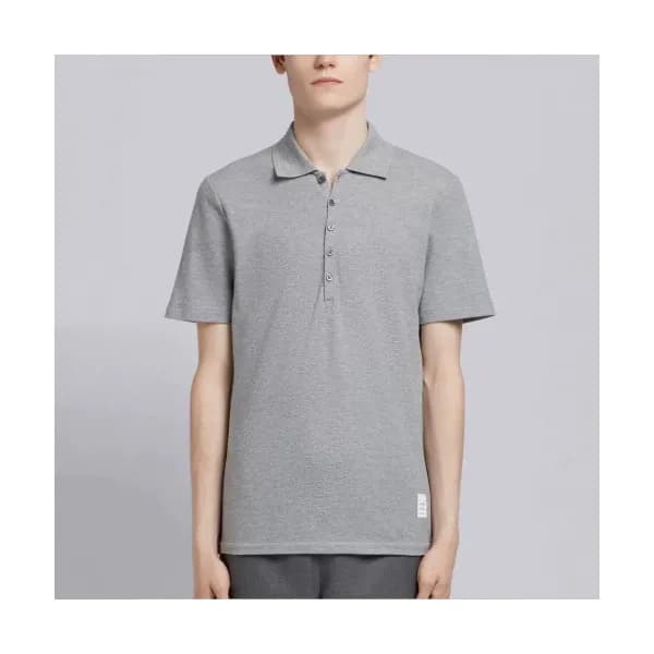Thom Browne 2019 Mens Strap Polo Cotton Short Slee… - 1
