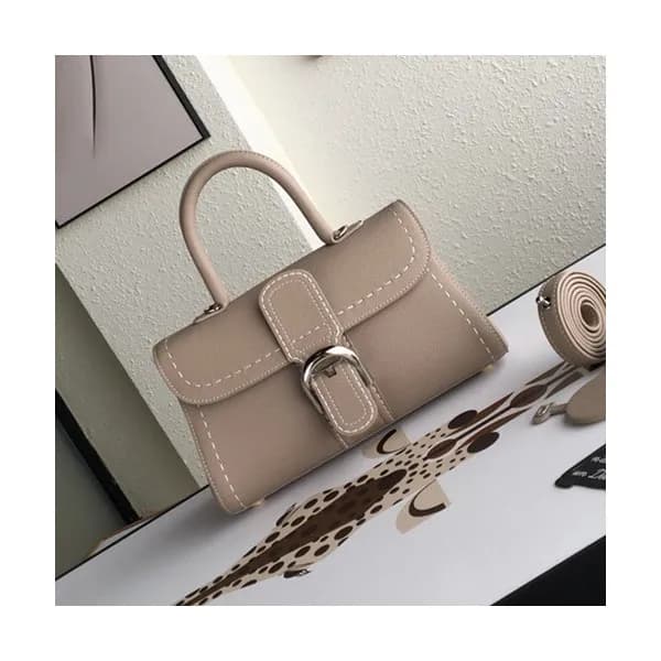 Delvaux 2019 Leather Tote Shoulder Bag,28s CM - 델보… - 1