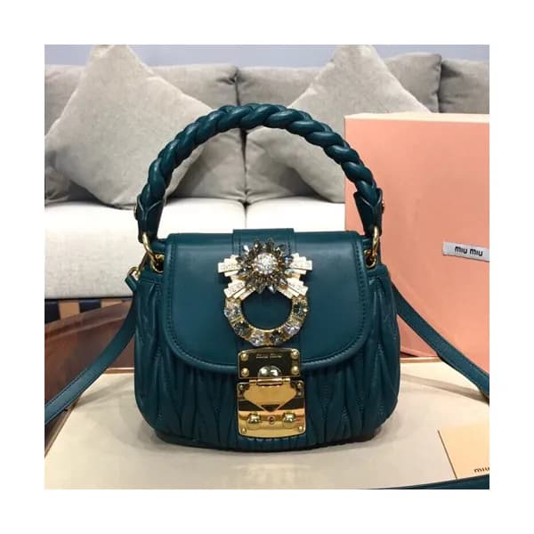MiuMiu 2019 Matelasse Coffer Tote Shoulder Cross B… - 1