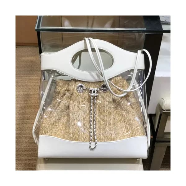 Chanel 2019 31 PVC & Leather Tote Shoulder Bag ,34… - 1