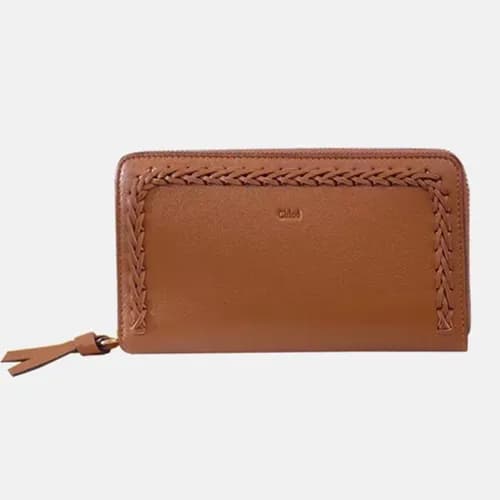 Chloe 2019 Ladies Leather Zip Round Wallet,19cm - … - 1