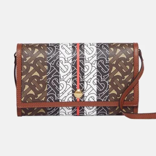 Burberry 2019 TB Canvas Wallet Shoulder Cross Bag,… - 1