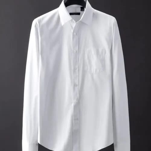 Louisvuitton 2019 Mens Logo Slim Fit Cotton shirt … - 1