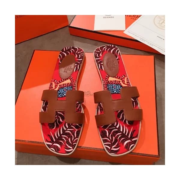 Hermes 2019 Ladies Oasis Leather Slipper - 에르메스 20… - 1