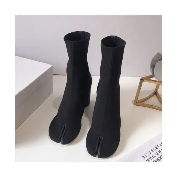 Maison Margiela 2019 Ladies Knit High Heel Boots -… - 1