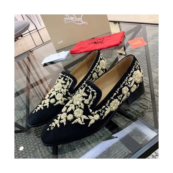 Christian Loubutin 2019 Mens Suede Slip On - 크리스챤… - 1