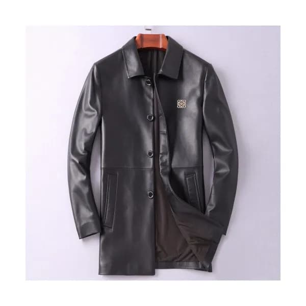 Loewe 2019 Mens Causal Leather Jacket - 로에베 2019 남… - 1