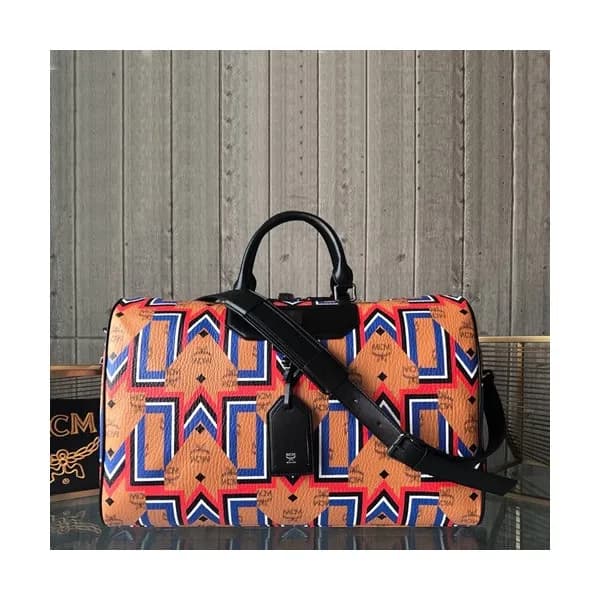MCM Visetos 2019 Canvas Boston Bag,50.5cm - 엠씨엠 20… - 1