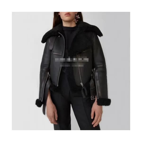 Acne Sstudios 2019 Womens Casual Leather Jacket - … - 1