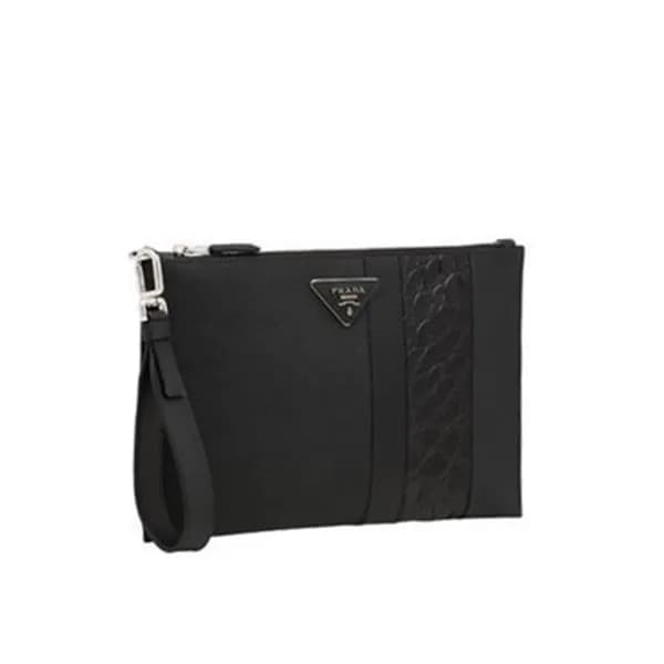 Prada 2019 Mens Clutch Bag,28CM - 프라다 2019 남성용 클러… - 1