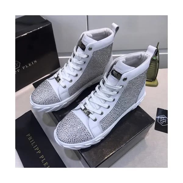 Philipp plein 2020 Mens Leather Sneakers - 필립플레인 … - 1