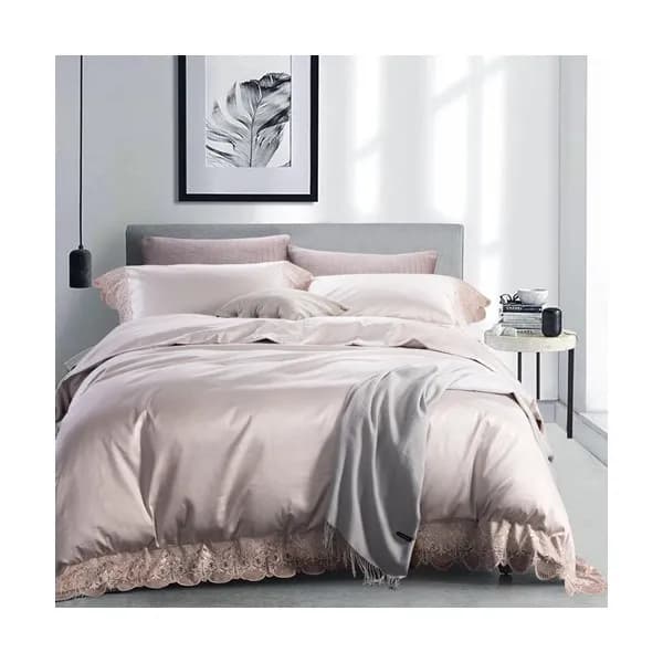 Saint Laurent 2020 Supima Cotton & Lace Bedding 4 … - 1