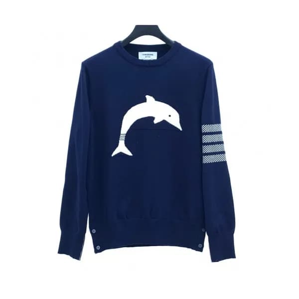 [톰브라운]Thom Browne 2020 Mens Strap Crew-neck Sweate… - 1