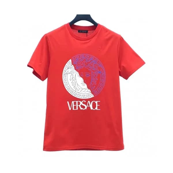 [베르사체]Versace 2020 Mens Logo Silket Short Sleeved … - 1