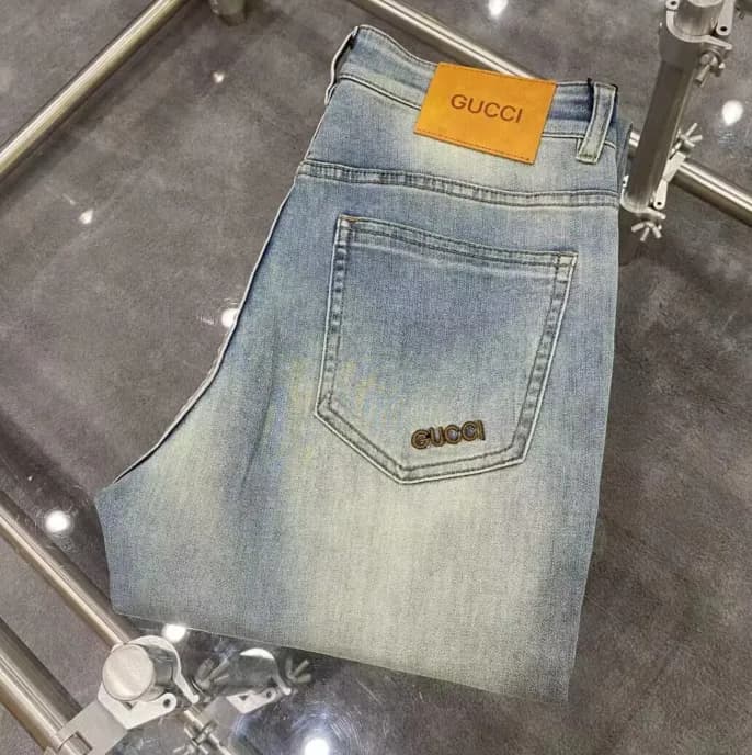 [구찌]Gucci 2024 Mens Casual Classic Denim Jeans - 구… - 1