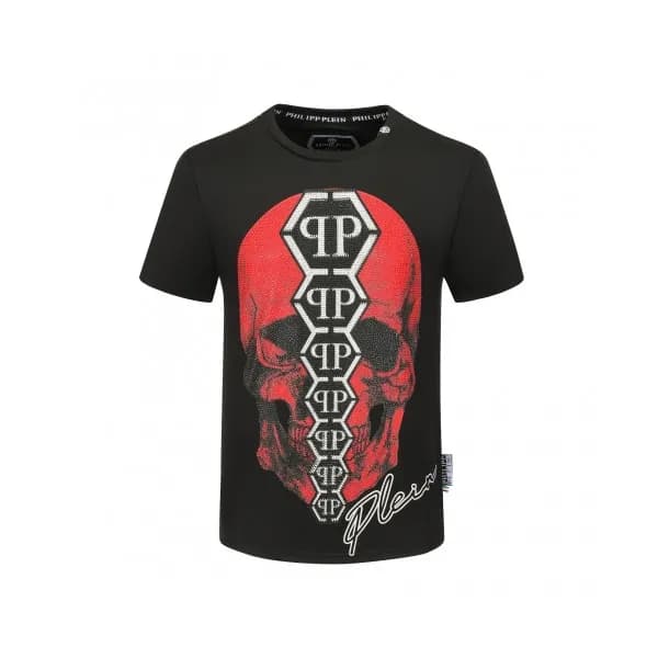[필립플레인]Philipp-plein 2020 Mens Logo Cotton Short S… - 1