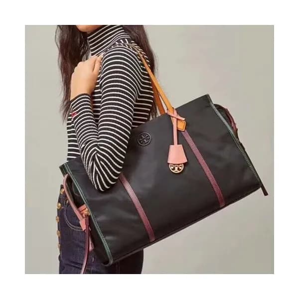 Tory Burch 2020 Nylon Tote Shopper Bag,43cm - 토리버치…