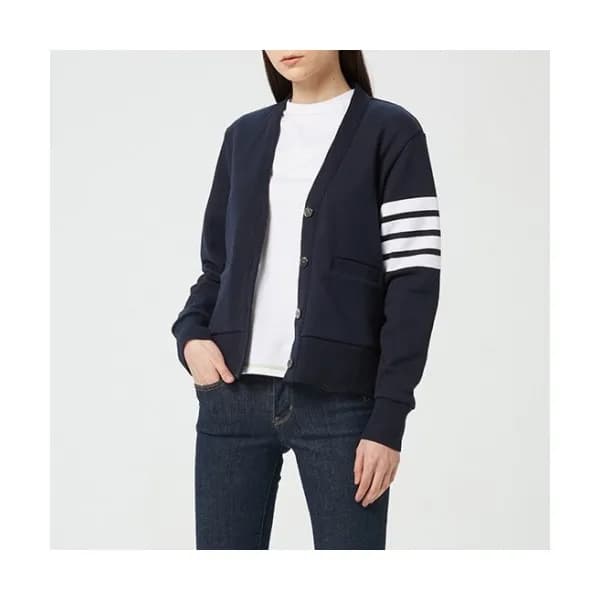 Thom Browne 2020 Womens Strap V-neck Cardigan - 톰브… - 1
