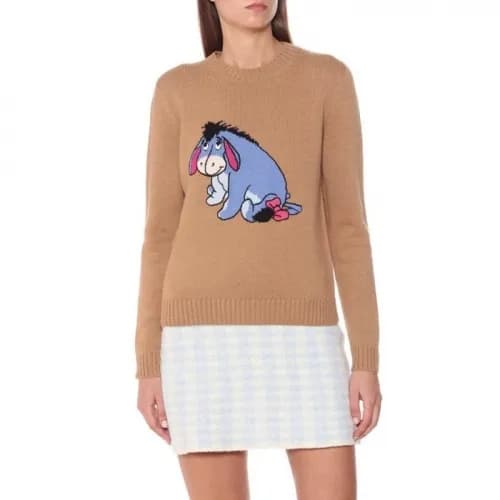 Miumiu 2020 Ladies Casual Crew-neck Sweaters - 미우미… - 1