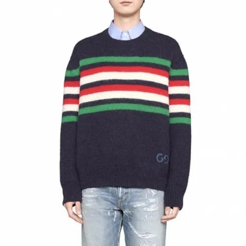 Gucci 2020 Mens Logo Crew-neck Sweaters - 구찌 2020 … - 1